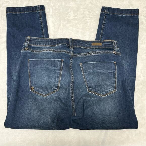 Kut from the Kloth Denim Blue Jeans Crop Straight Leg Womens Size 4 - Picture 3 of 6